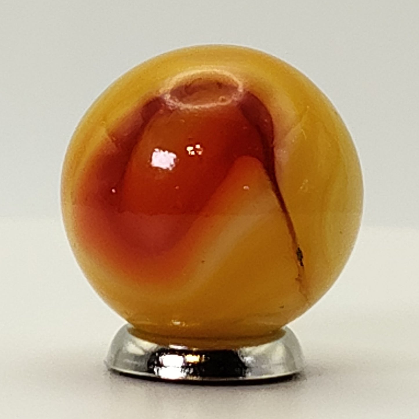 3/4" JABO UV Pink & Orange Marble NM+