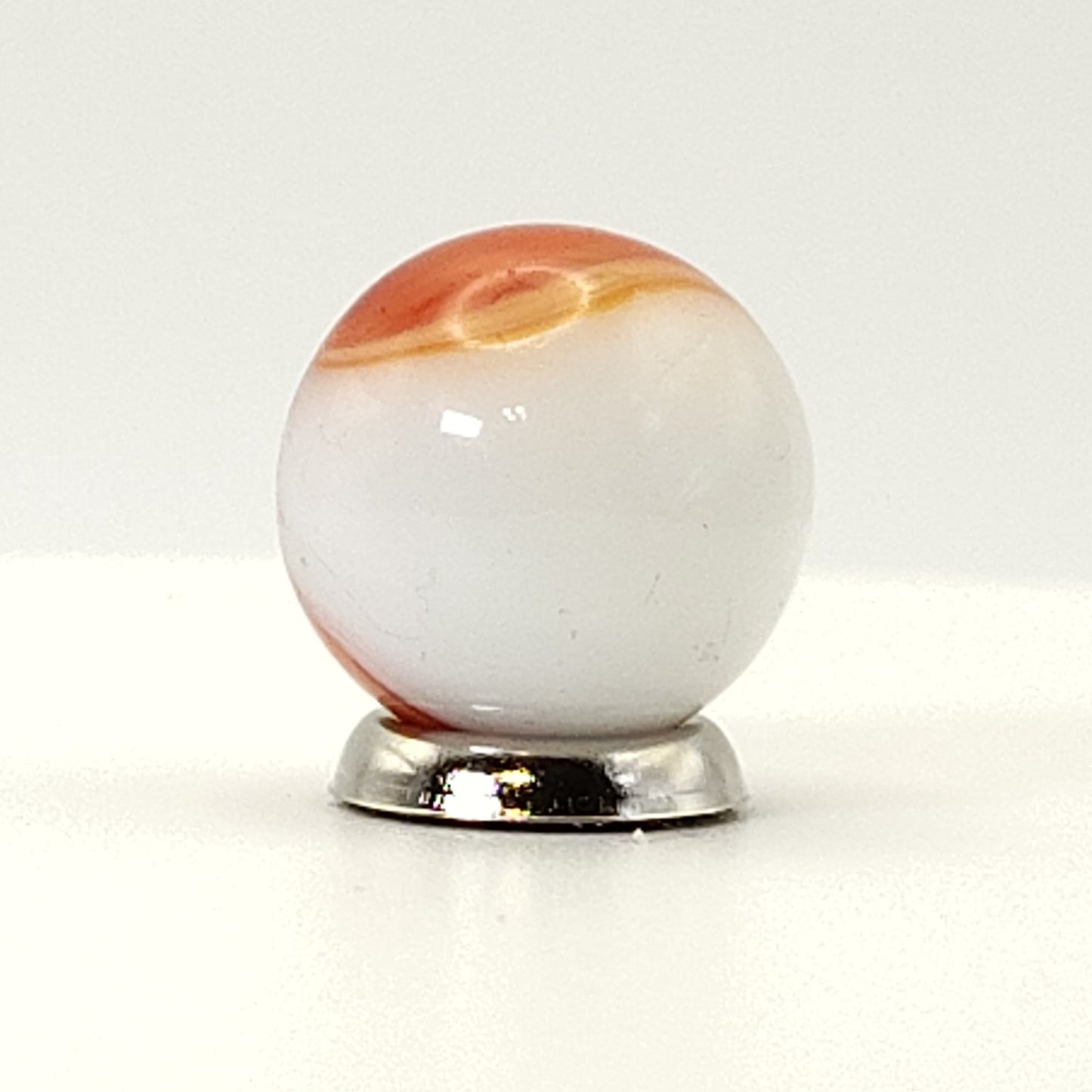 5/8" Akro Agate Patch Marble UV Pink & Red NM-