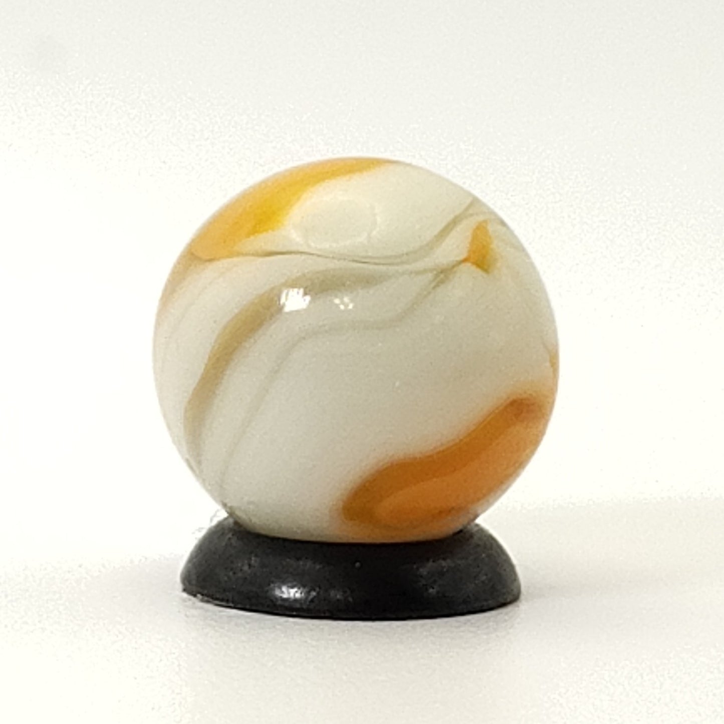 5/8" Transparent Base w/cream & peach ribbons UV NM+