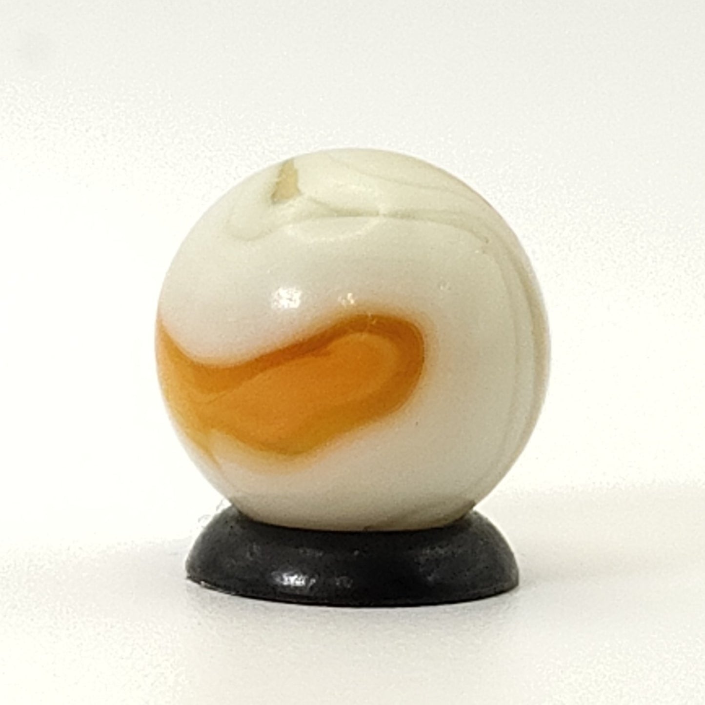 5/8" Transparent Base w/cream & peach ribbons UV NM+