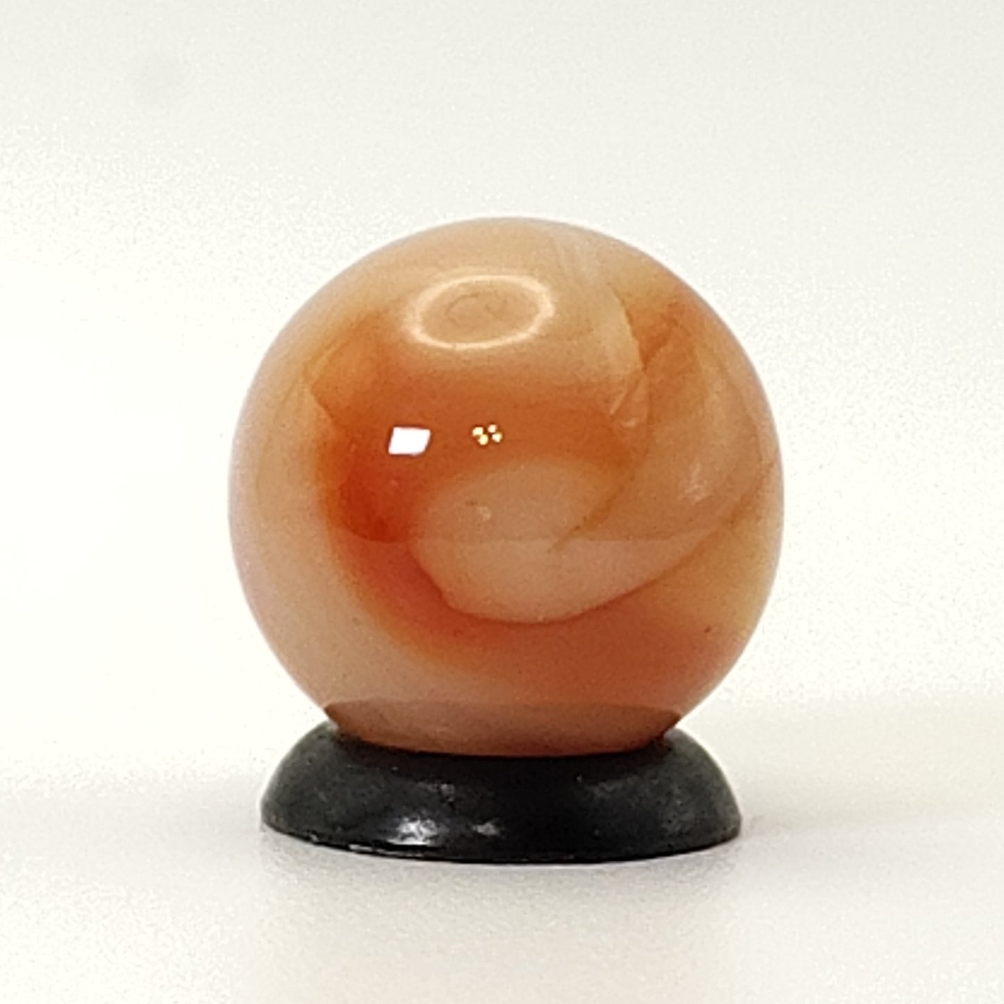 5/8" Akro Agate Lazy Corkscrew w Eyelashes UV NM+