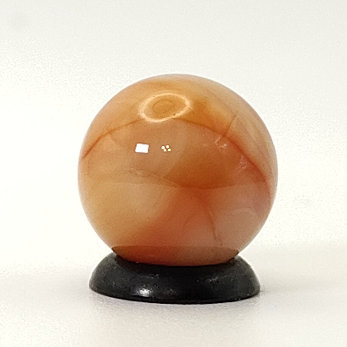 5/8" Akro Agate Lazy Corkscrew w Eyelashes UV NM+