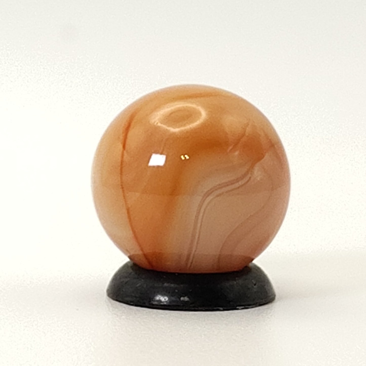 5/8" Akro Agate Lazy Corkscrew w Eyelashes UV NM+