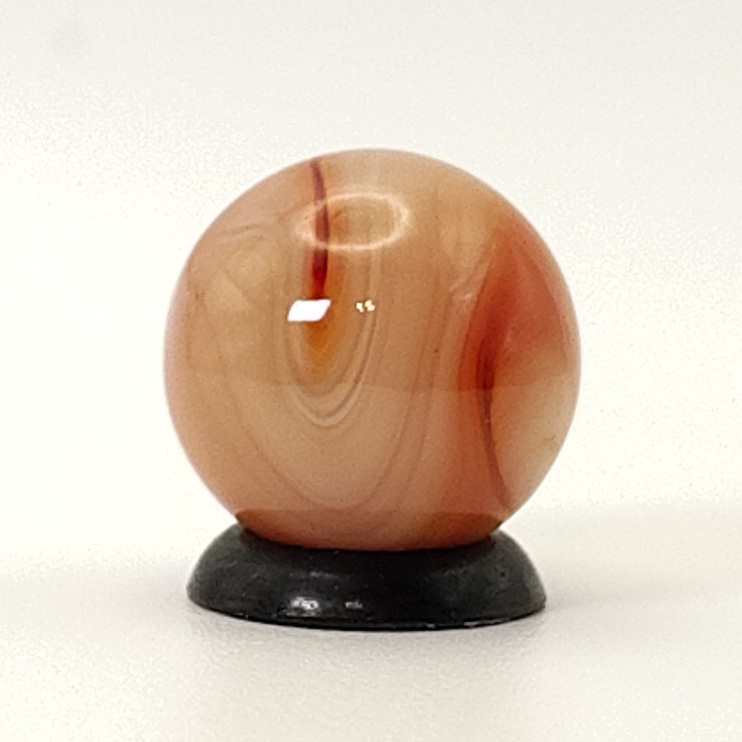 5/8" Akro Agate Lazy Corkscrew w Eyelashes UV NM+