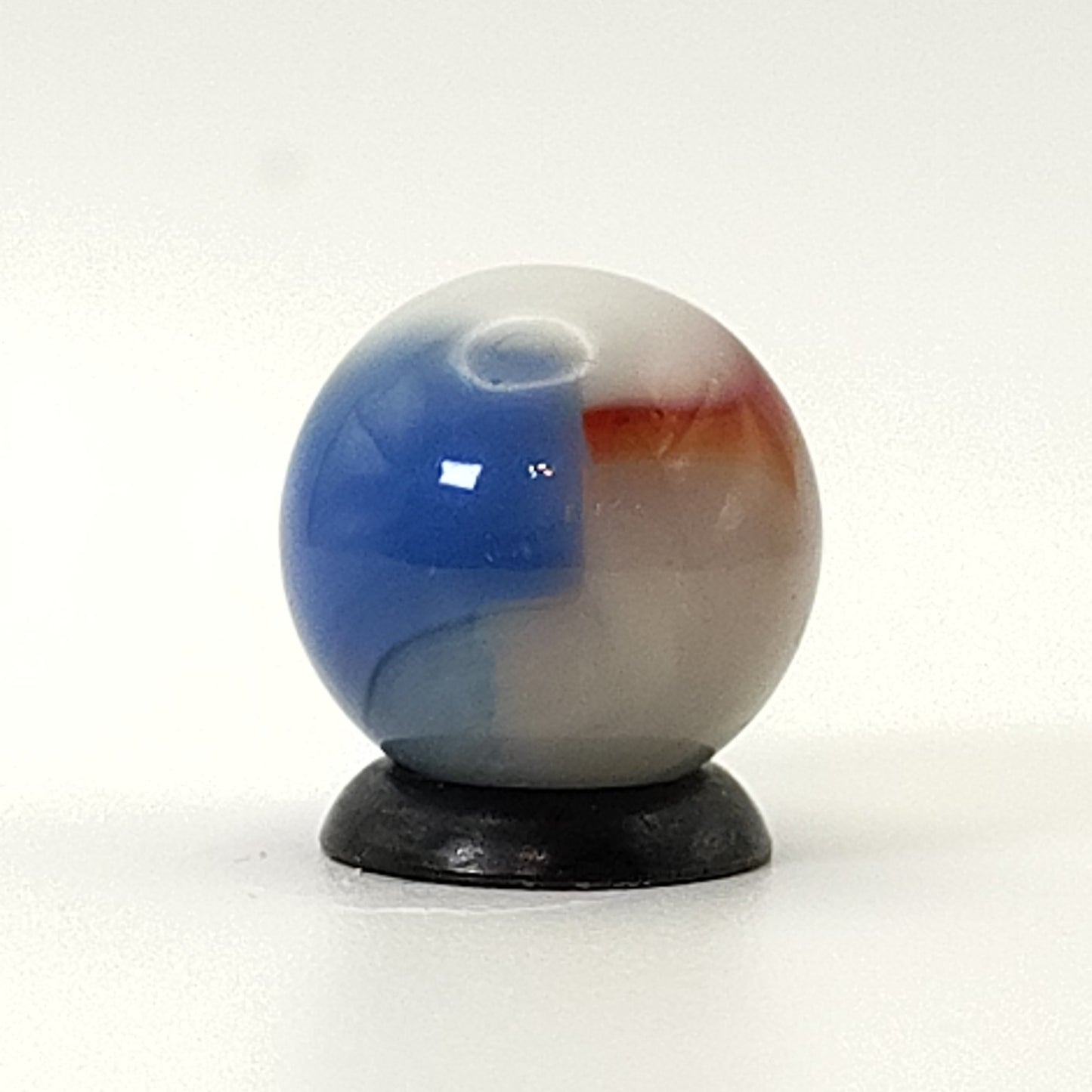 5/8" Vitro Agate Tri-Lite Marble Manganese glow NM+