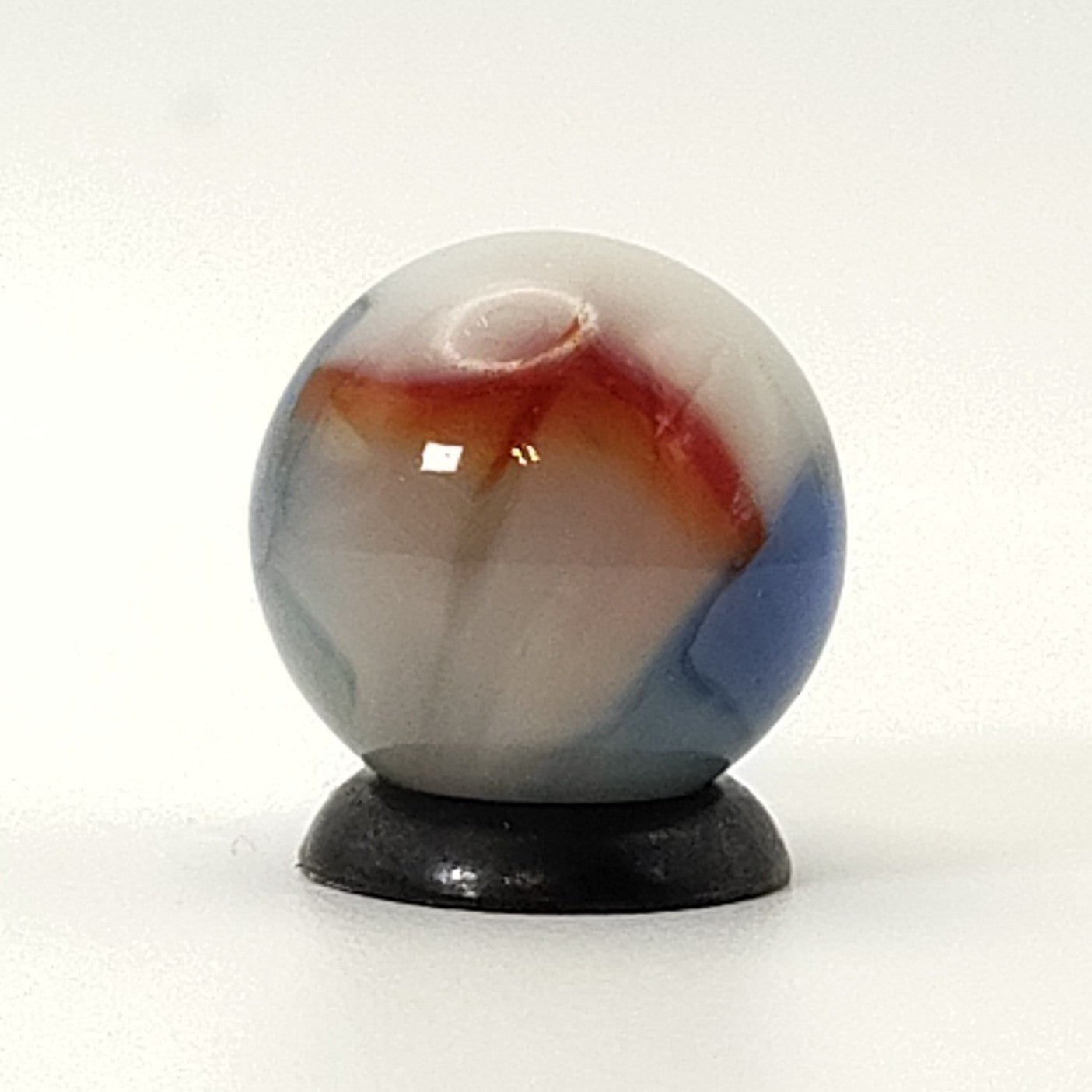 5/8" Vitro Agate Tri-Lite Marble Manganese glow NM+