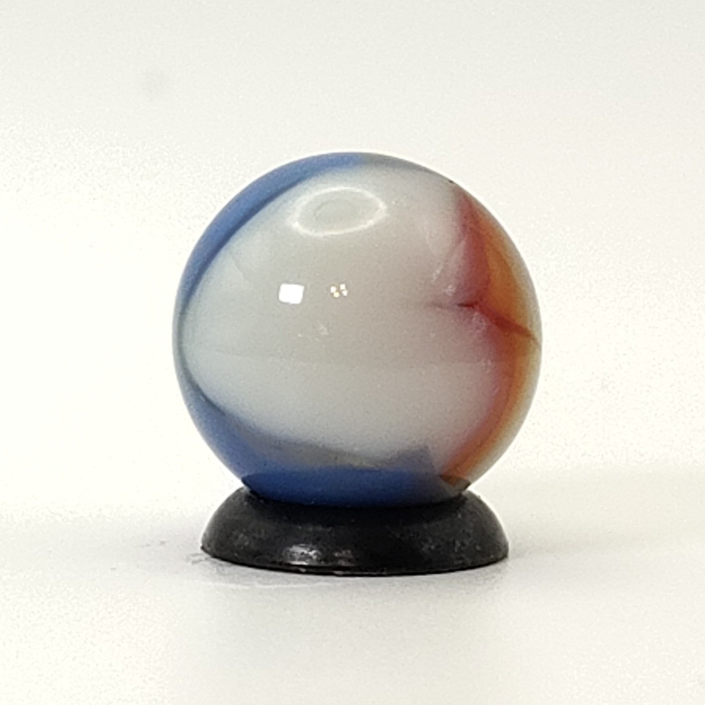 5/8" Vitro Agate Tri-Lite Marble Manganese glow NM+