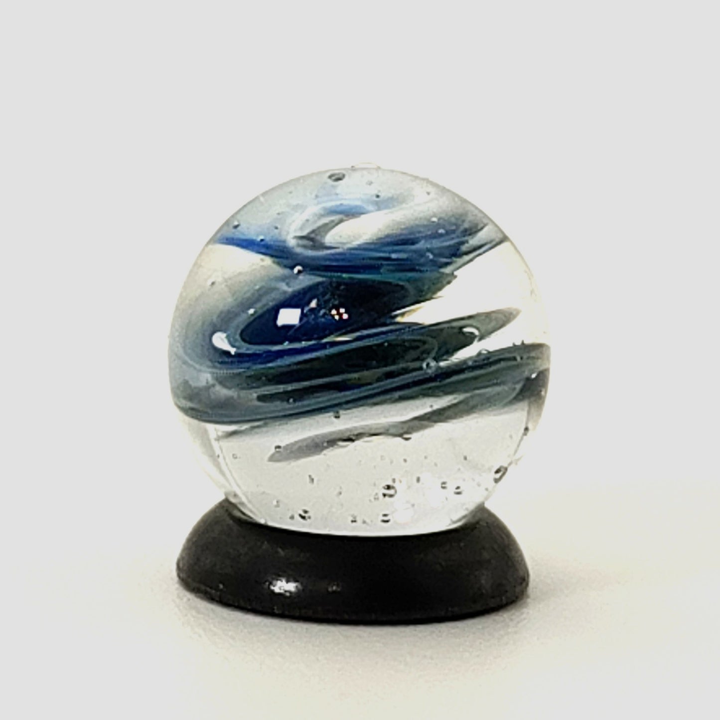 9/16" Contemporary Handmade Marble Galaxy inside MINT (borosilicate?)