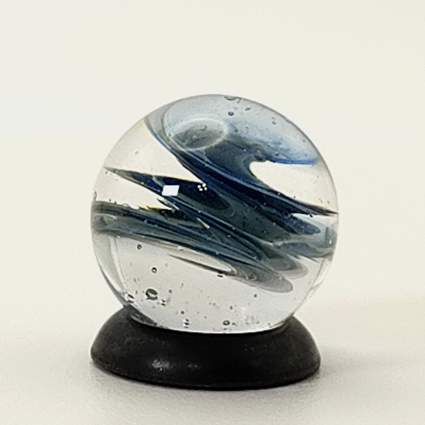 9/16" Contemporary Handmade Marble Galaxy inside MINT (borosilicate?)