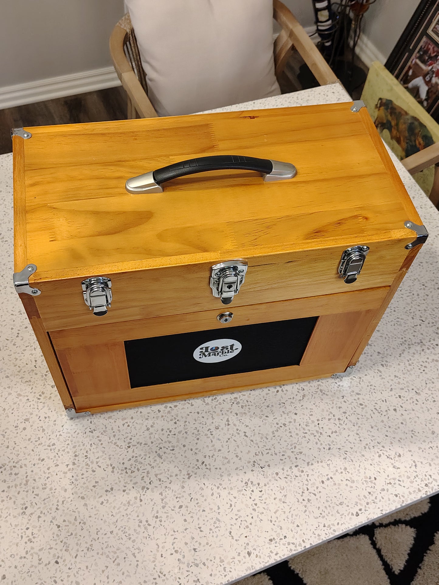 Marble Chest - 8 Drawer Customizable 20x10.25x16"