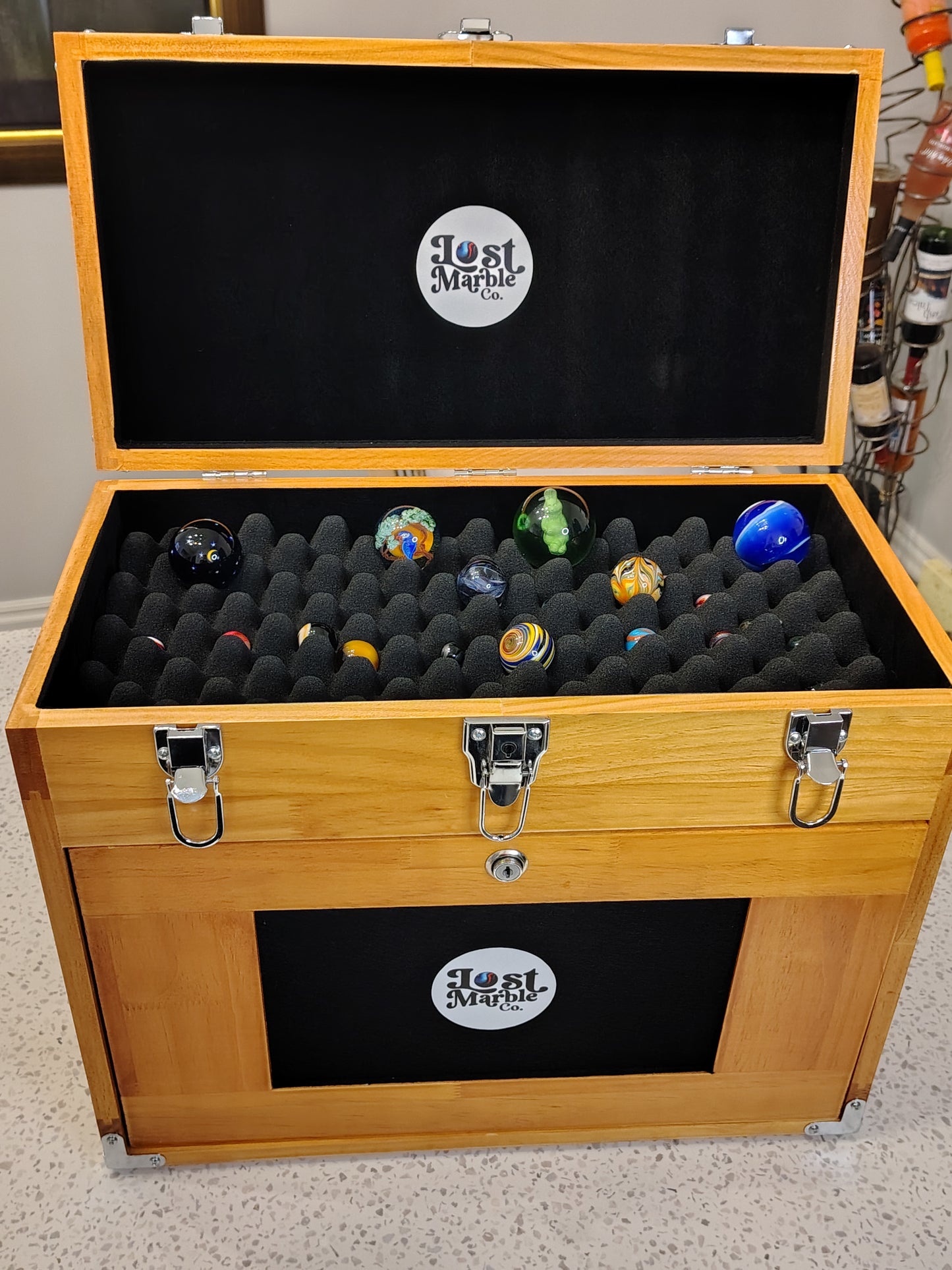 Marble Chest - 8 Drawer Customizable 20x10.25x16"
