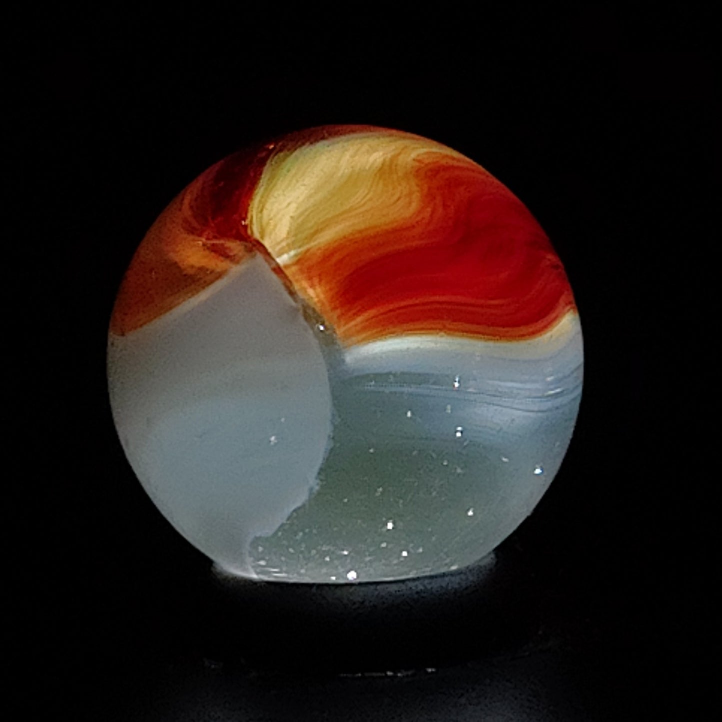 5/8" Vitro Agate Superior Marble Interesting Colors UV NM+