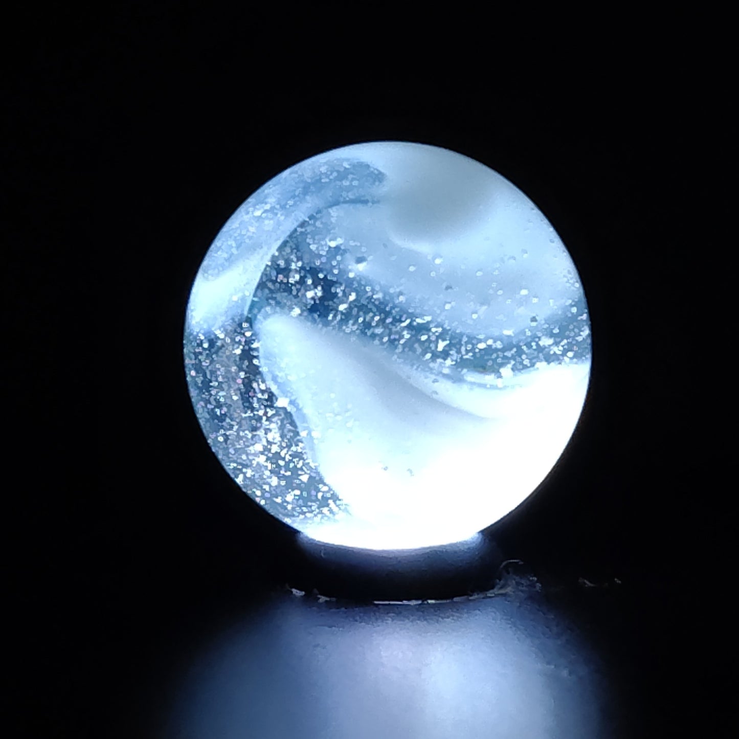 5/8" Peltier National Rainbo Polar Bear Marble NM+