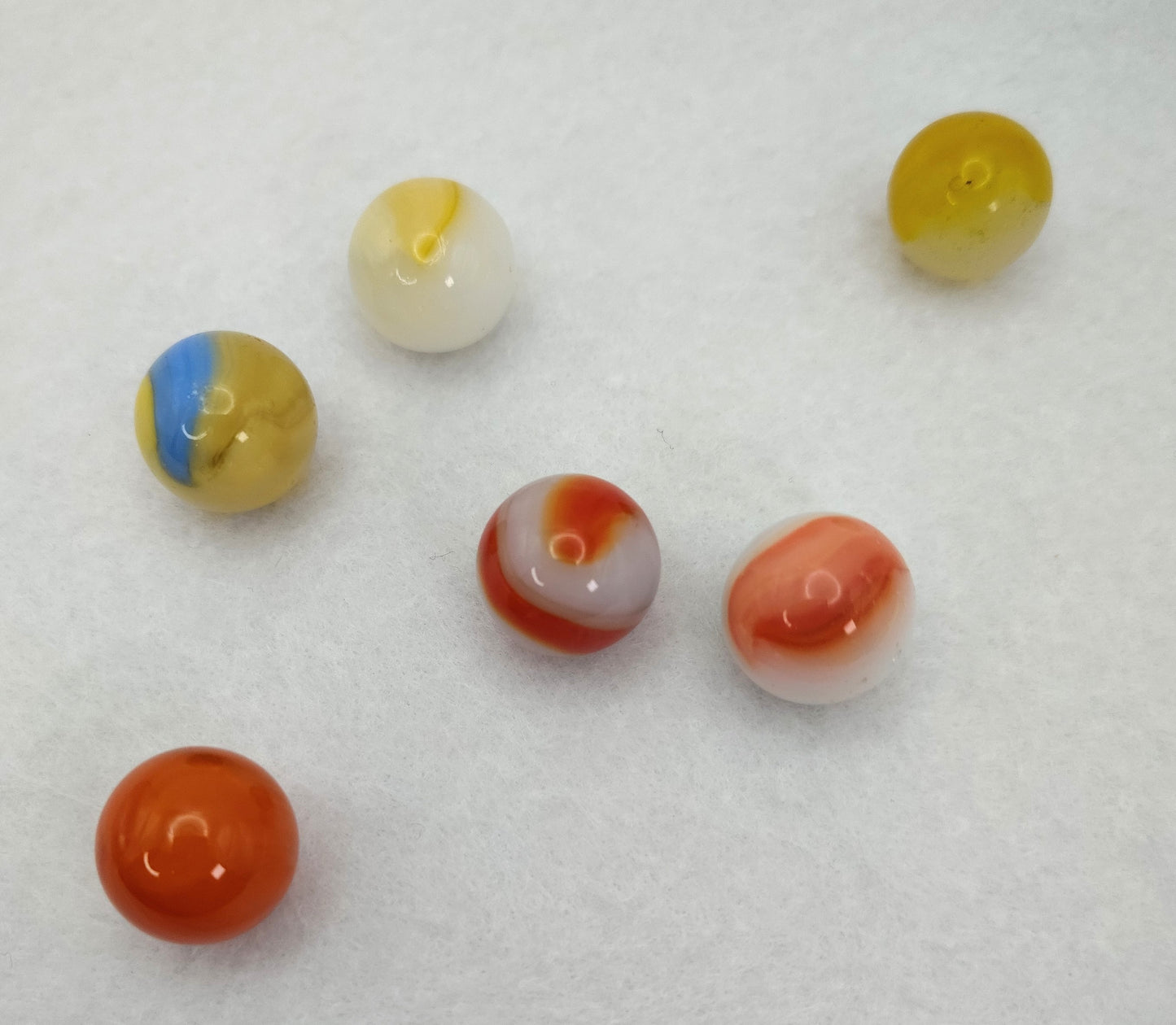 6pk 5/8" Akro Agate Marble Mix NM-M