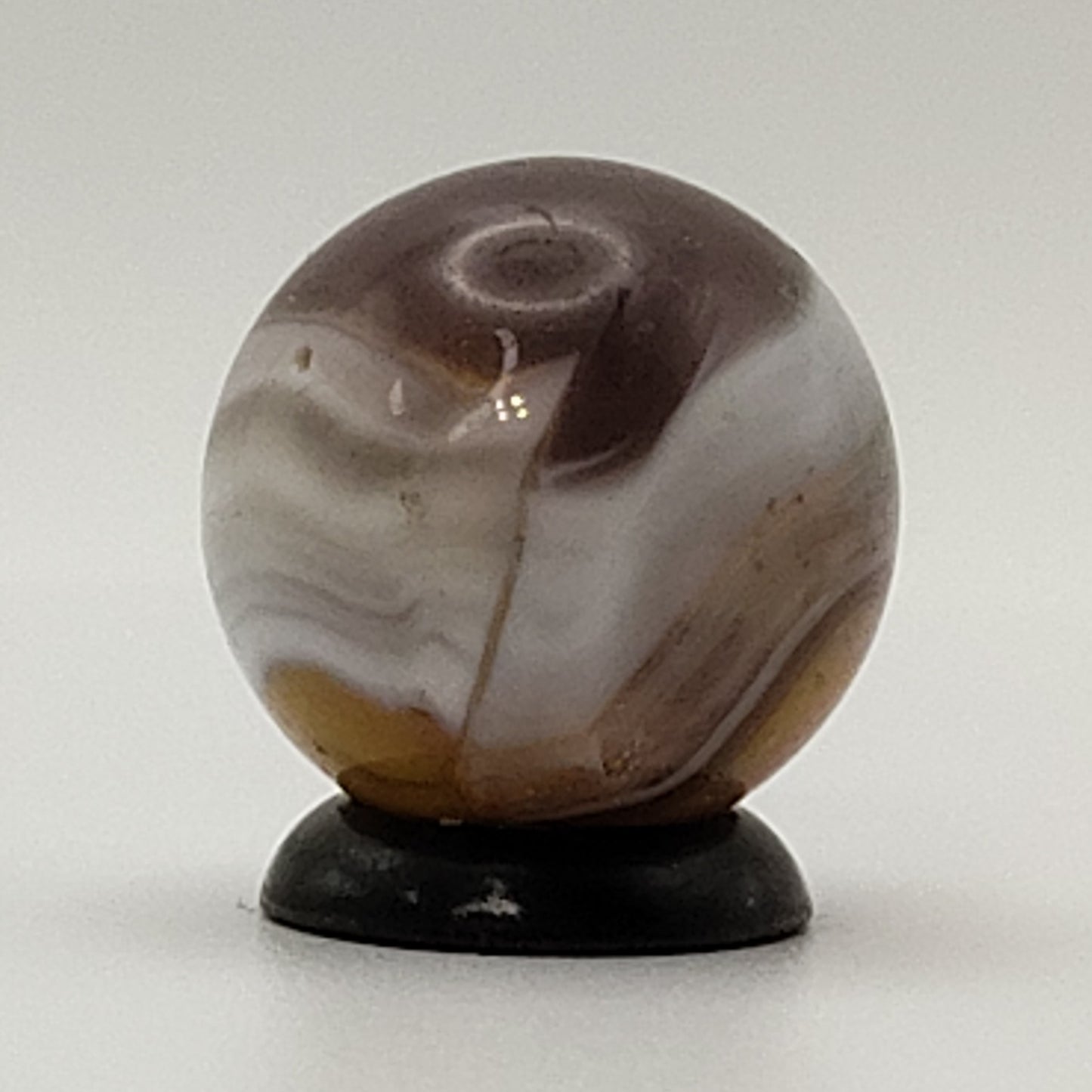 5/8" Vitro Agate Exotic Conqueror Butterscotch & Lavender NM+