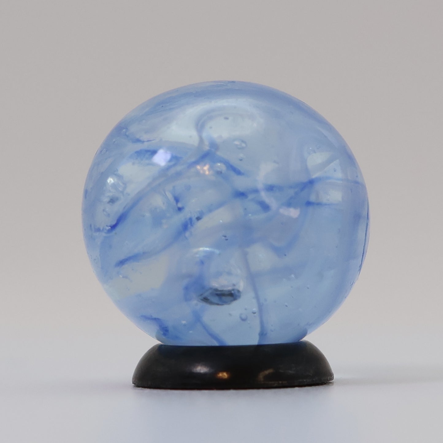 18mm Veiligglas (wire pull) Marble Blue & White NM-