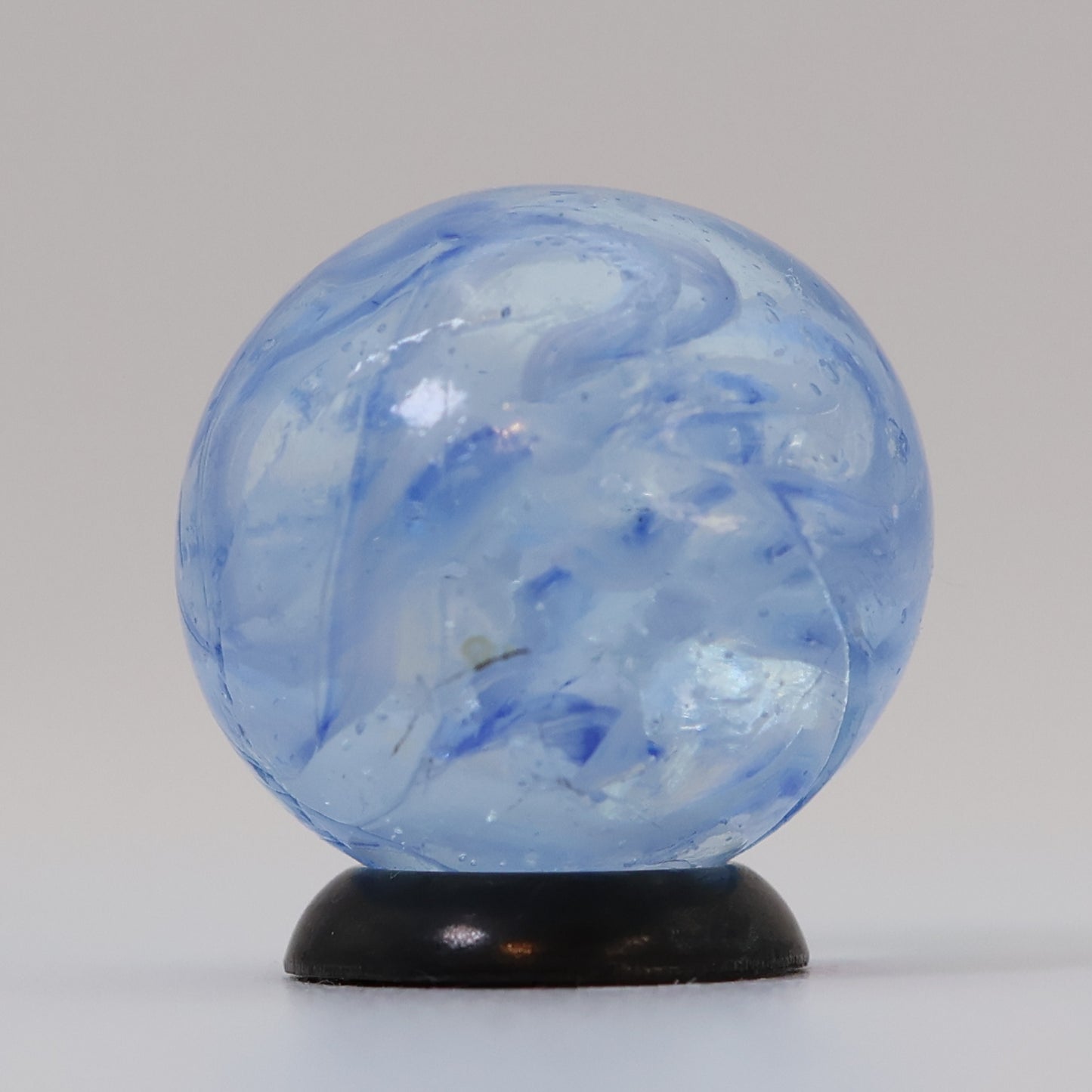 18mm Veiligglas (wire pull) Marble Blue & White NM-