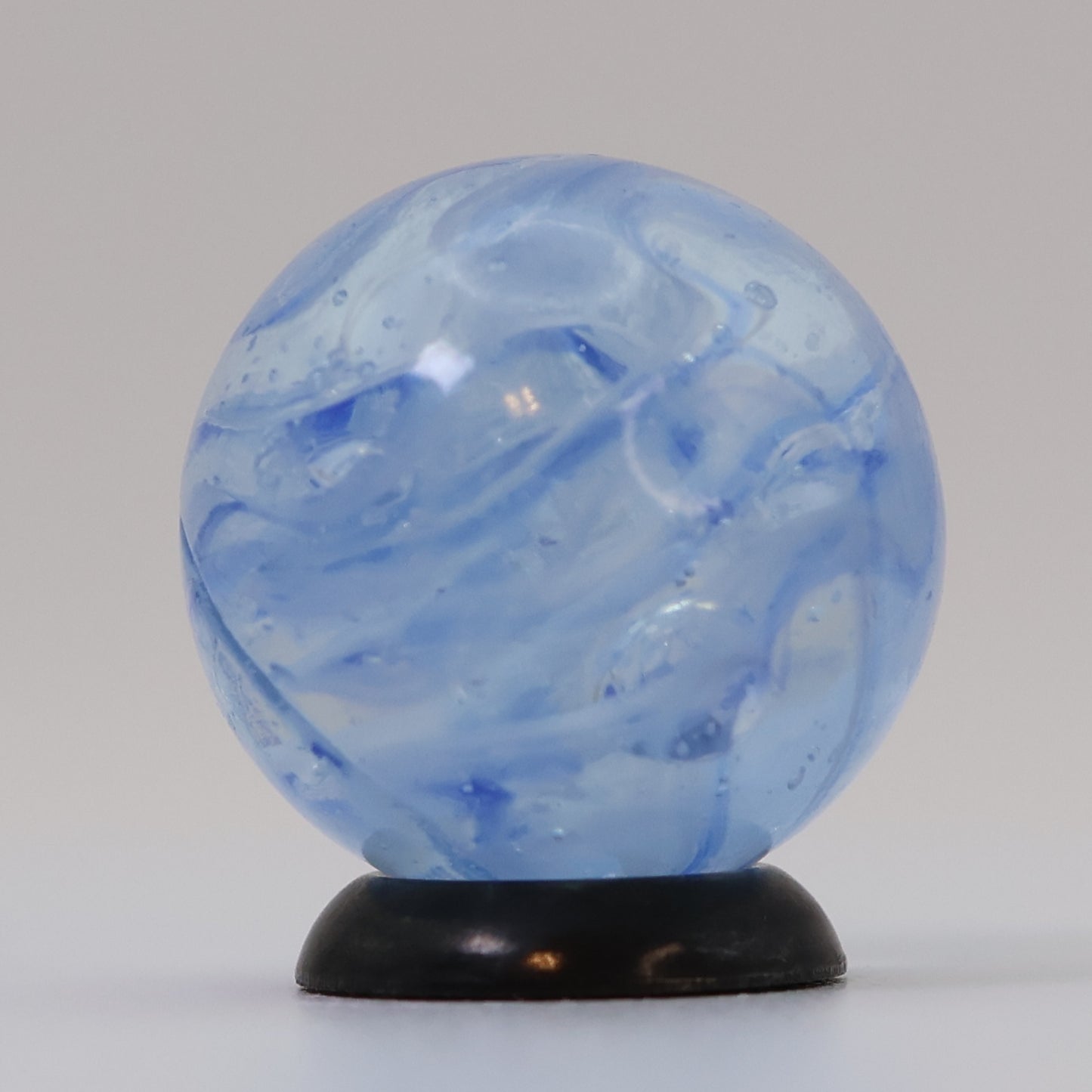 18mm Veiligglas (wire pull) Marble Blue & White NM-