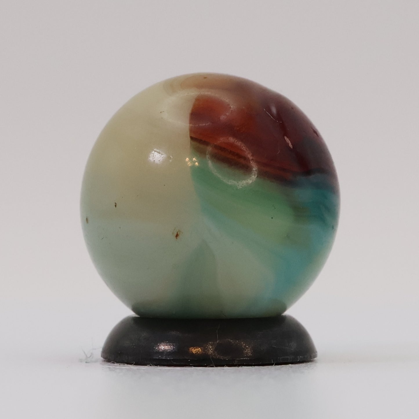 5/8" Vitro Agate Aquamarine Marble NM cold crease