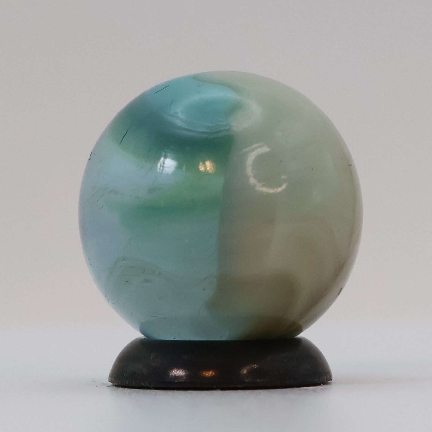 11/16" Vitro Agate Translucent Light Aquamarine Marble UV M-