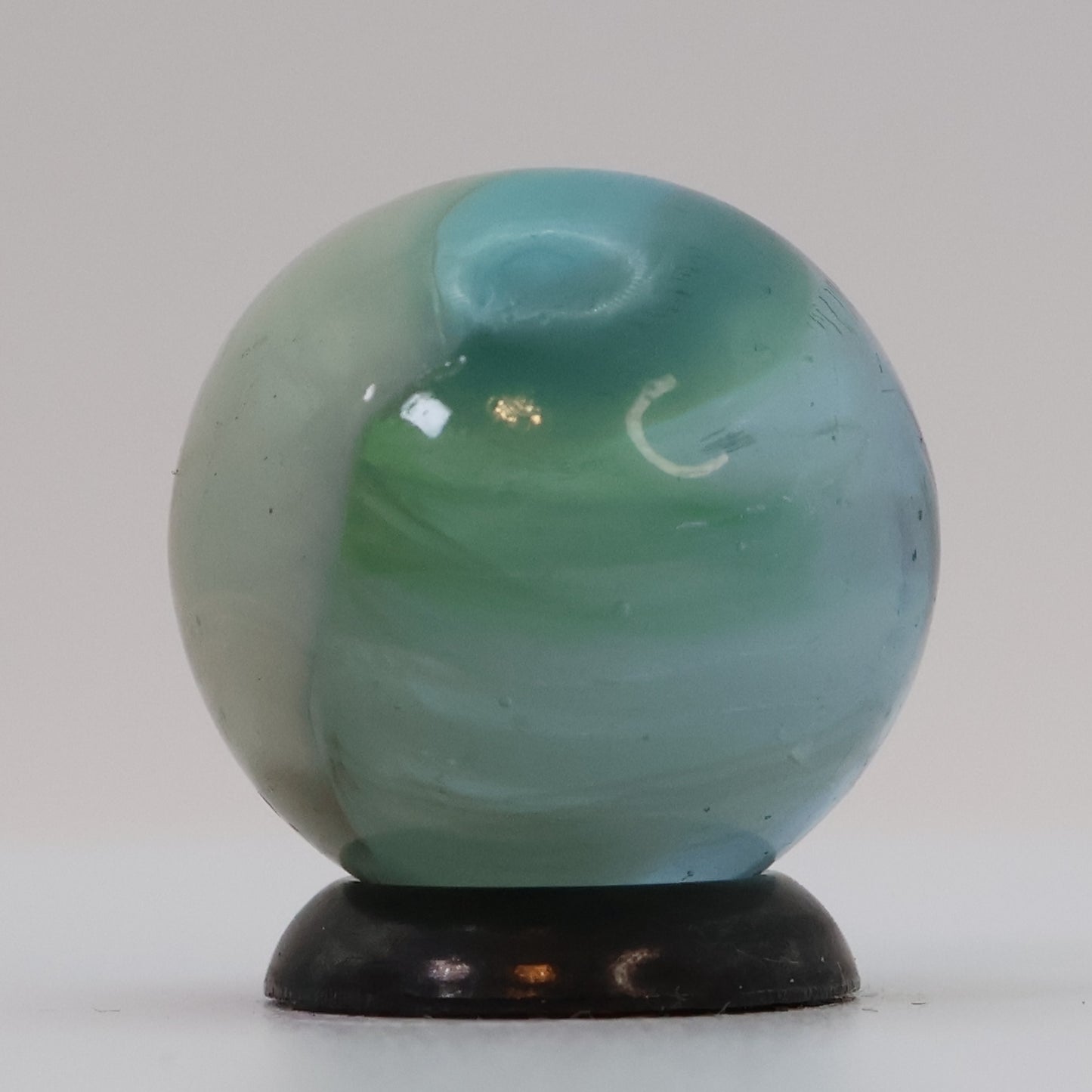11/16" Vitro Agate Translucent Light Aquamarine Marble UV M-