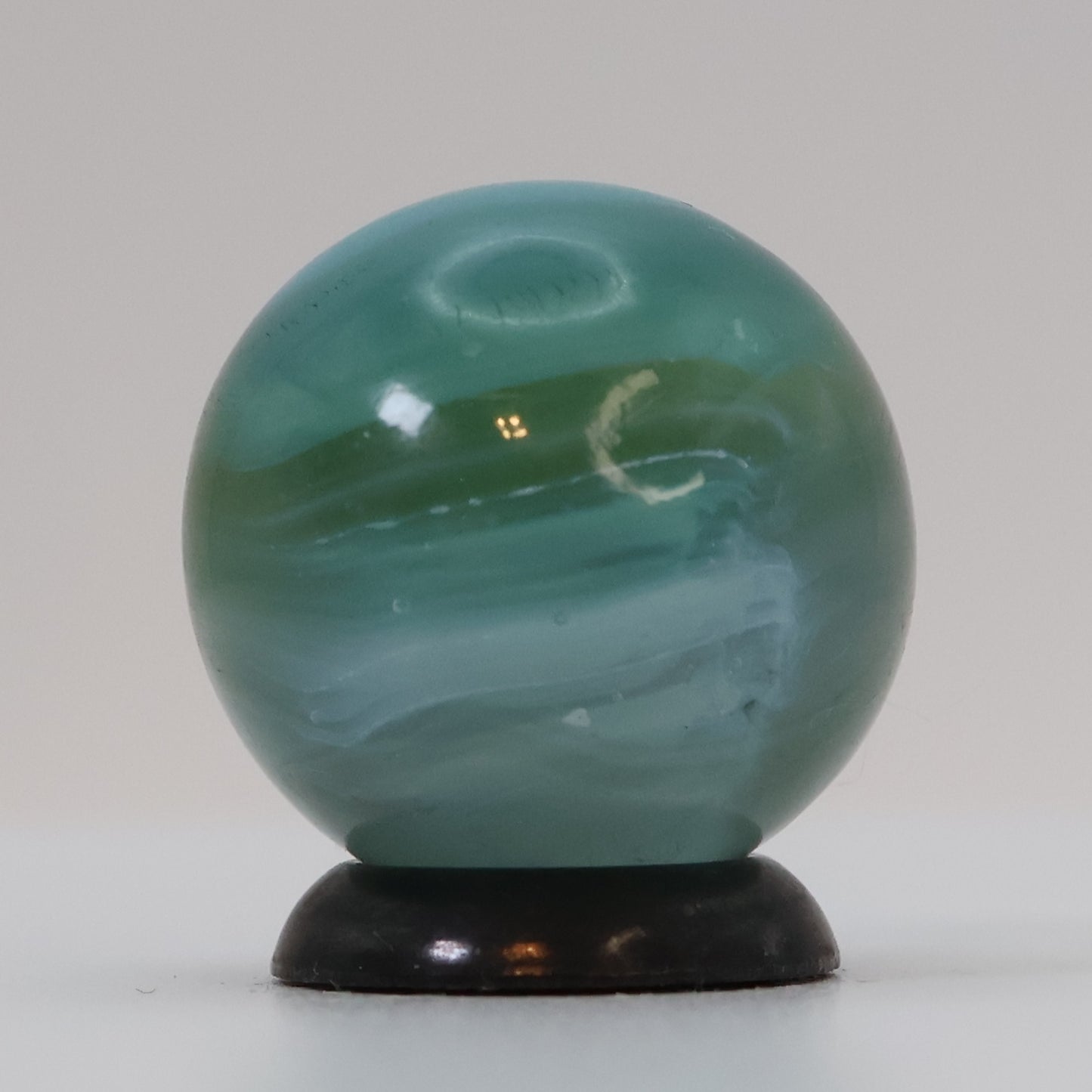 11/16" Vitro Agate Translucent Light Aquamarine Marble UV M-