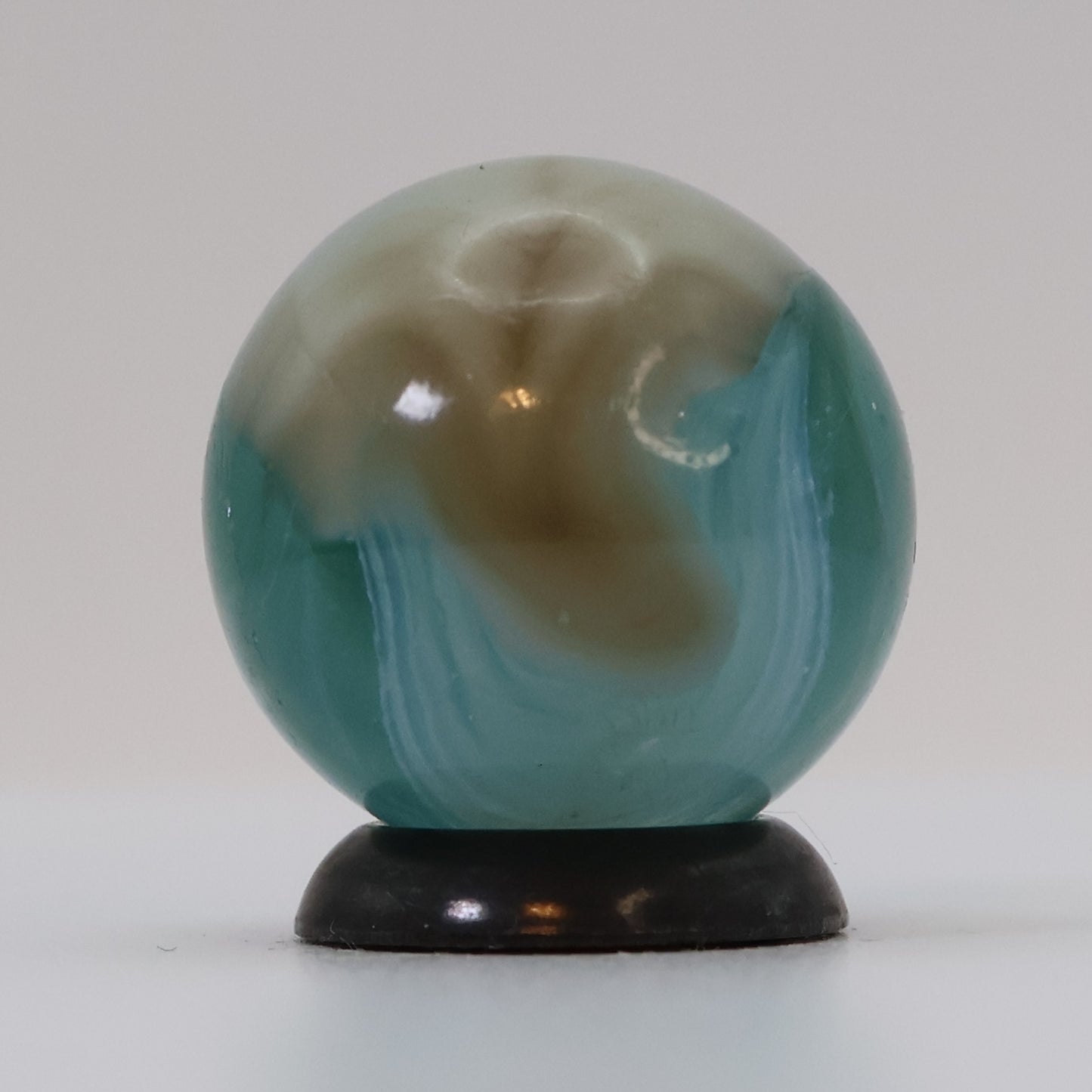 11/16" Vitro Agate Translucent Light Aquamarine Marble UV M-