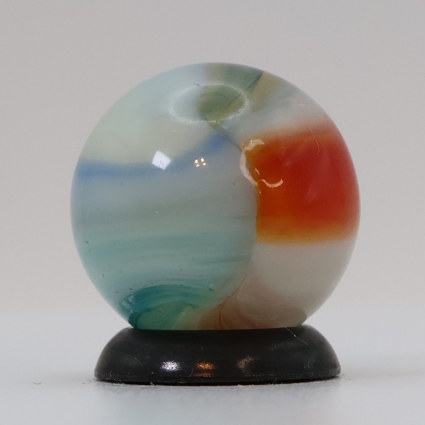 5/8" Vintage Vitro Agate Blended Aquamarine Marble UV M-
