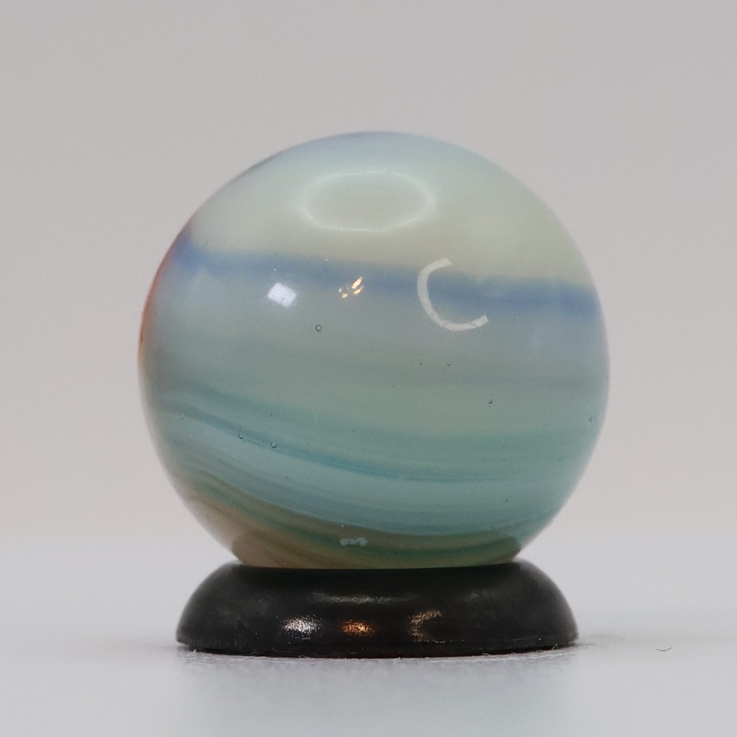 5/8" Vintage Vitro Agate Blended Aquamarine Marble UV M-