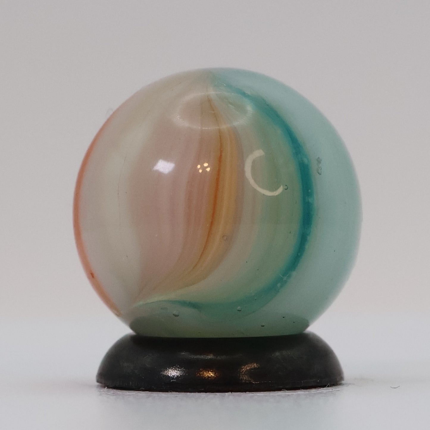 5/8" Vintage Vitro Agate Blended Aquamarine Marble UV M-