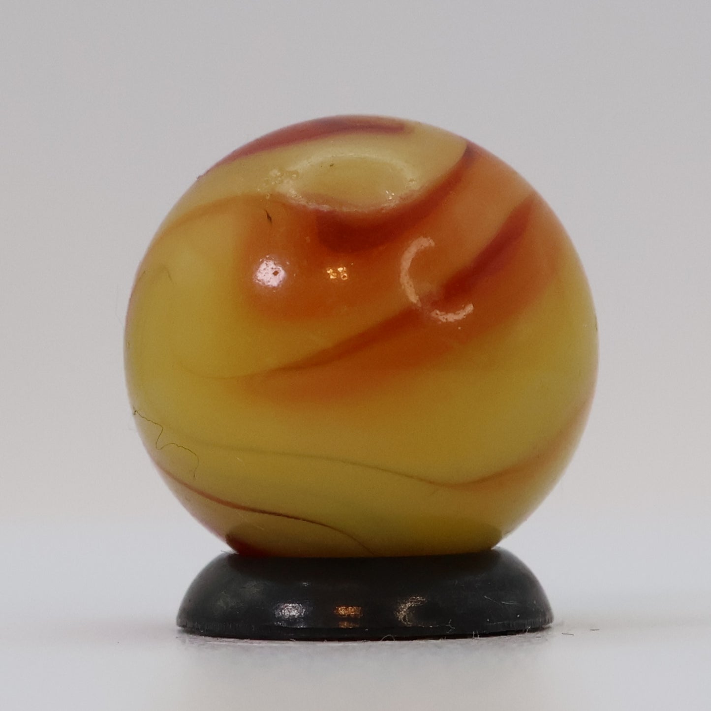 11/16" Yellow & Orange Swirl Marble - Nectarine UV NM+
