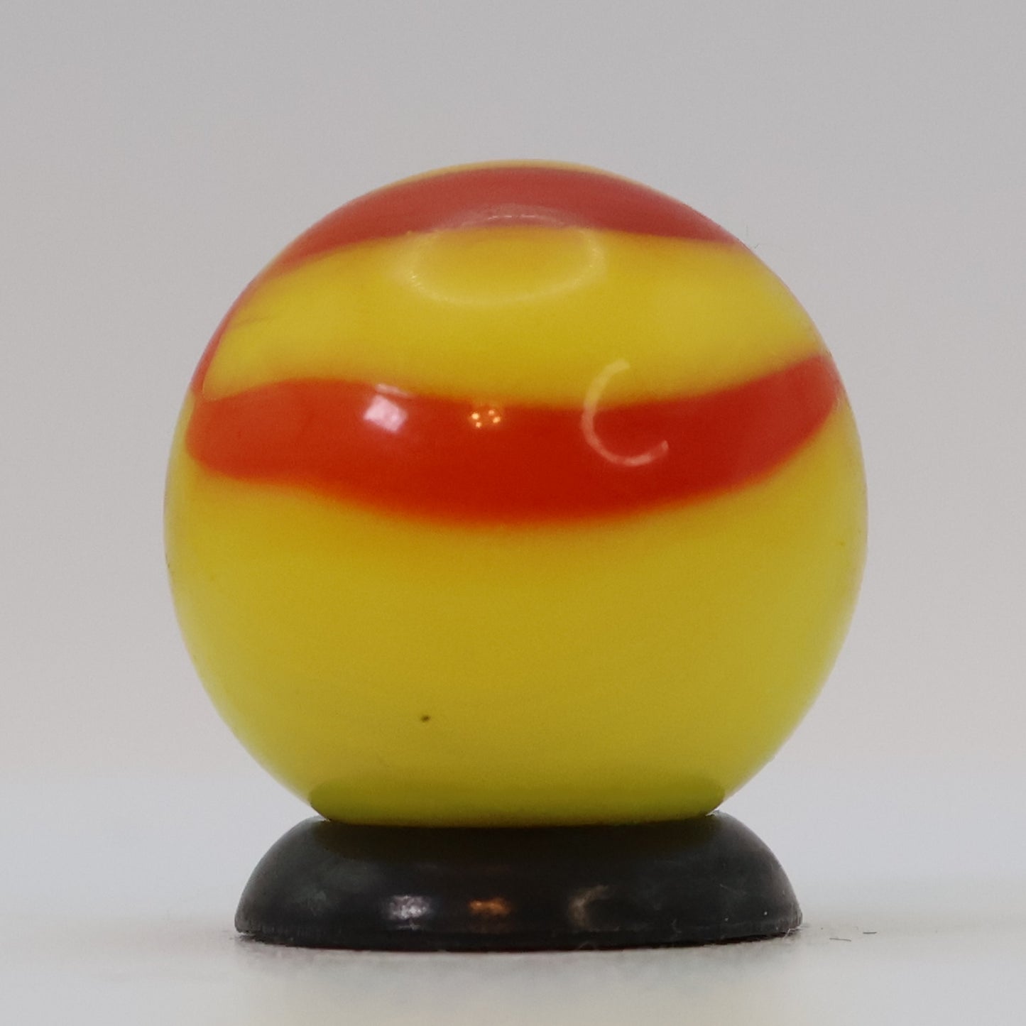 5/8" Akro Agate Patch Marble Yellow & Red UV M- Ketchup & Mustard?