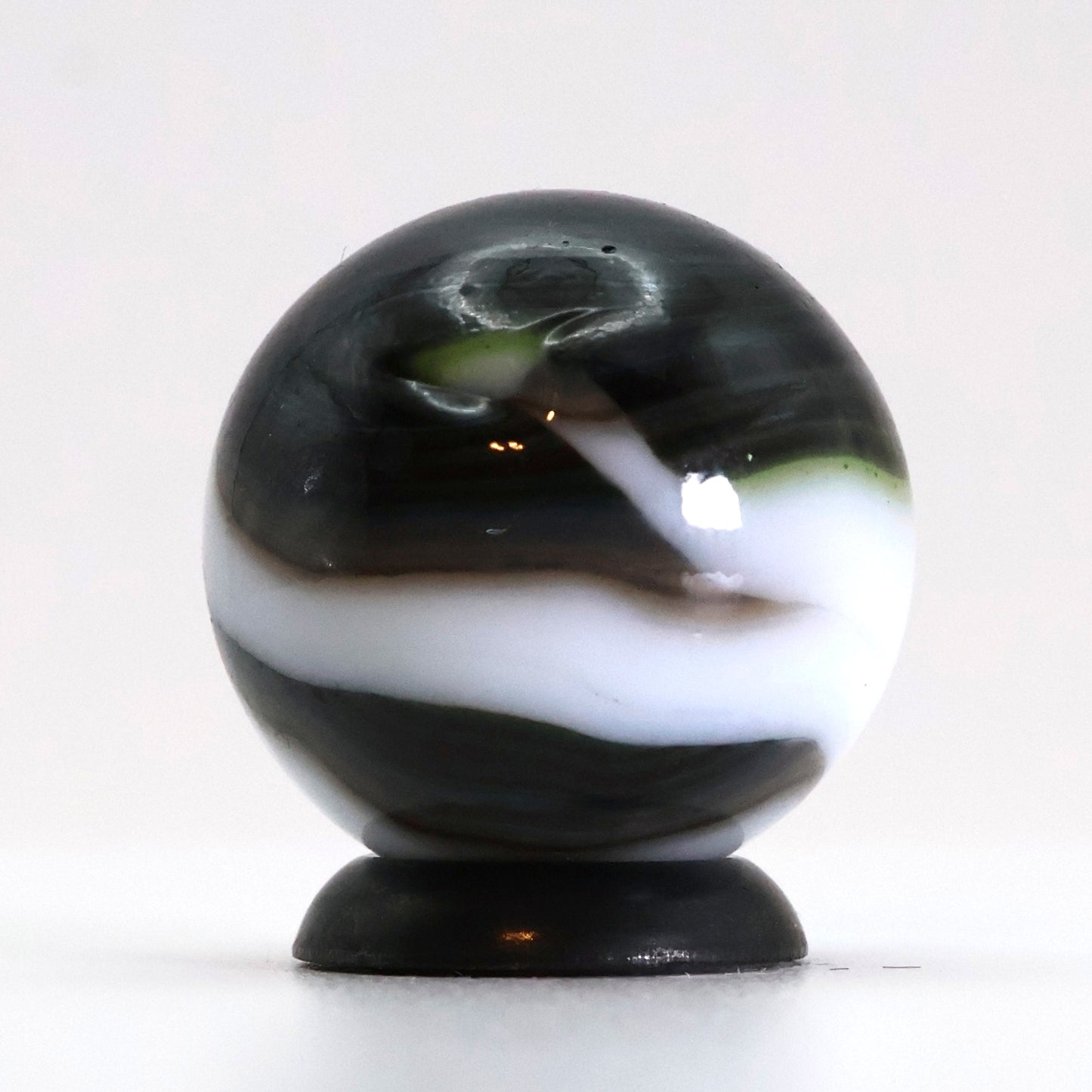 11/16" JABO Marble w/green AV Nice Stripes NM+
