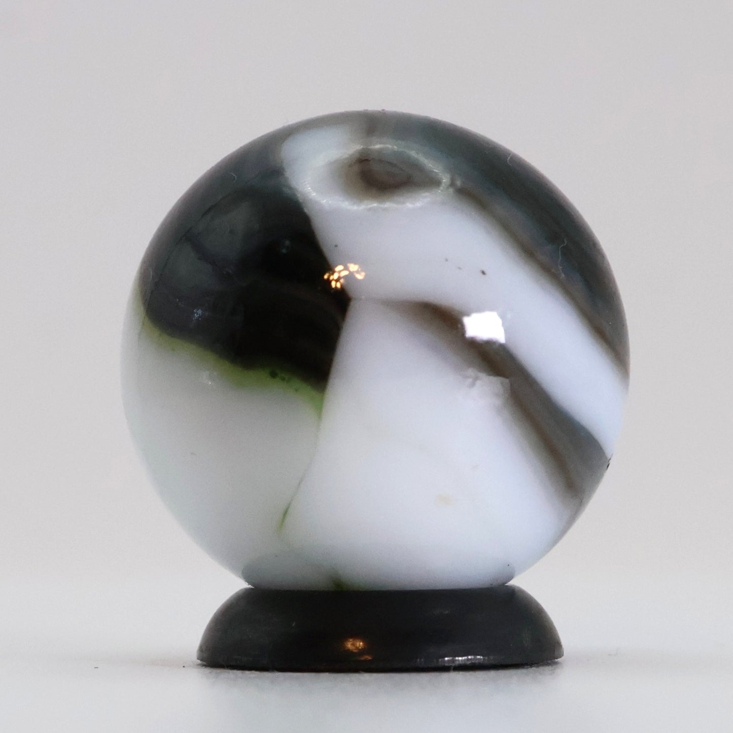 11/16" JABO Marble w/green AV Nice Stripes NM+