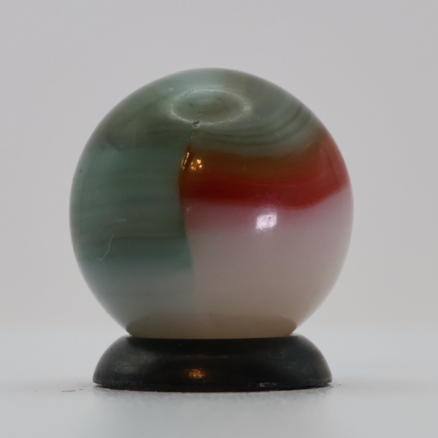 5/8" Vtg Vitro Agate Aquamarine Marble M-