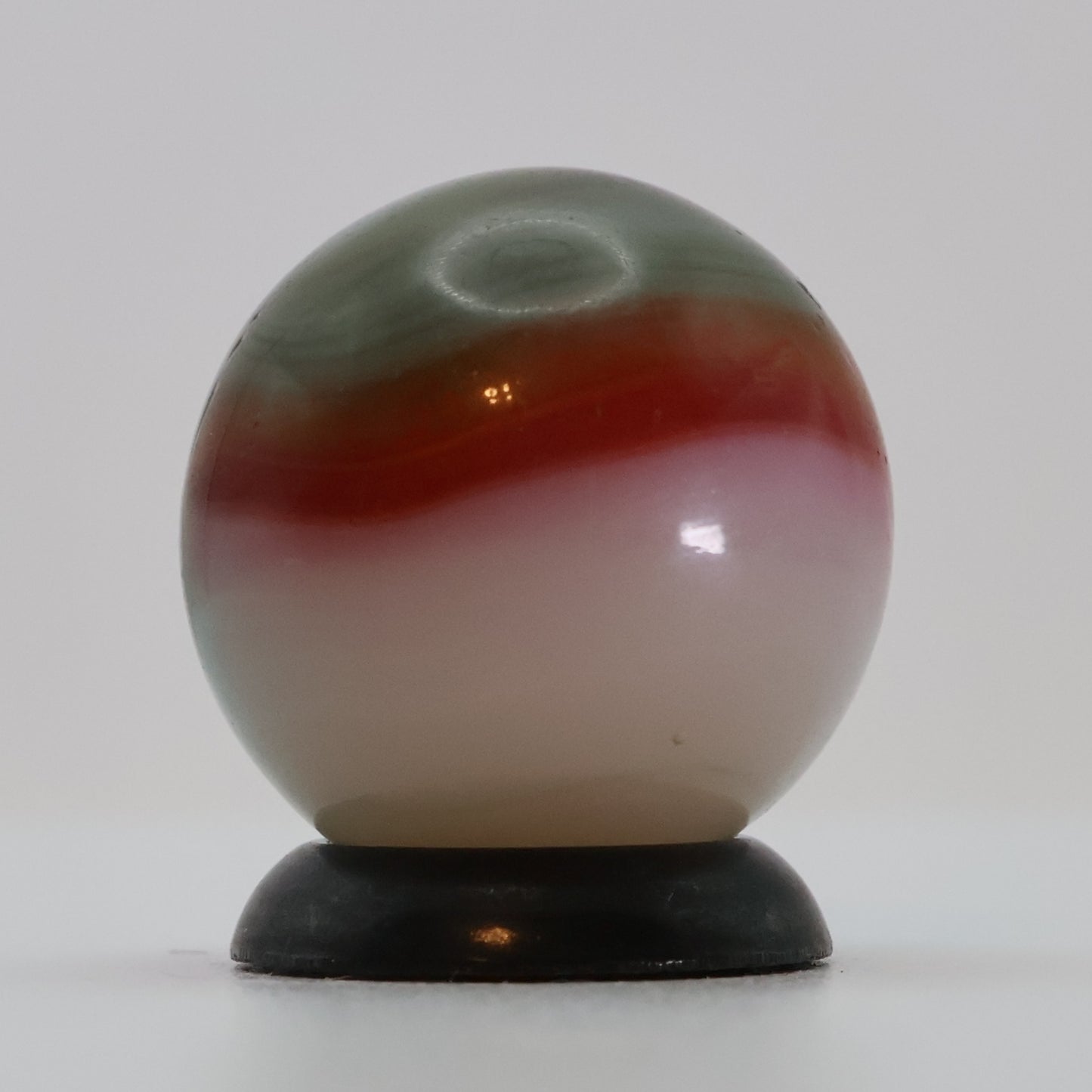 5/8" Vtg Vitro Agate Aquamarine Marble M-