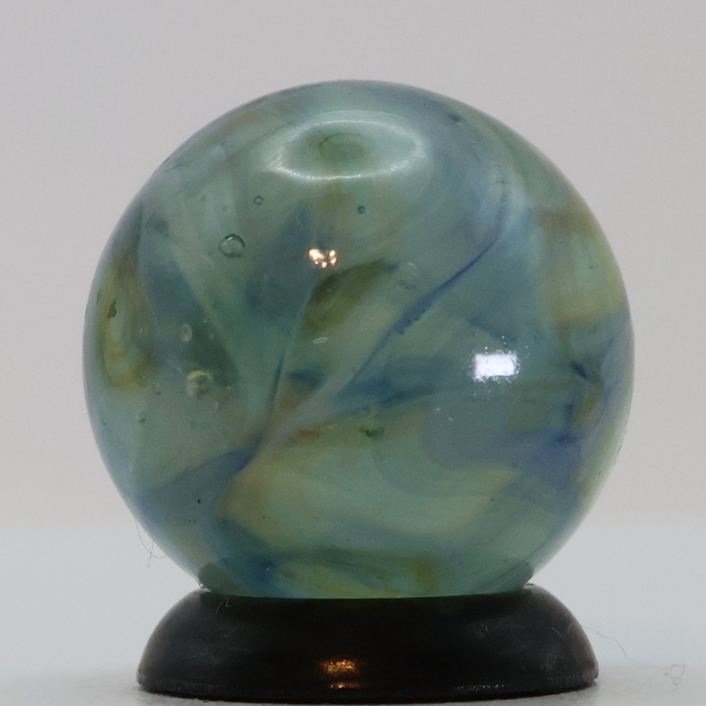 5/8" Beautiful Wire Pull Marble Blue & Green NM