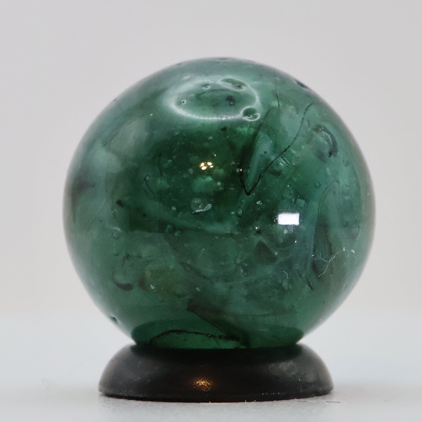 11/16" Off Round Wire Pull Marbles Green Blue Black SEEDY NM+