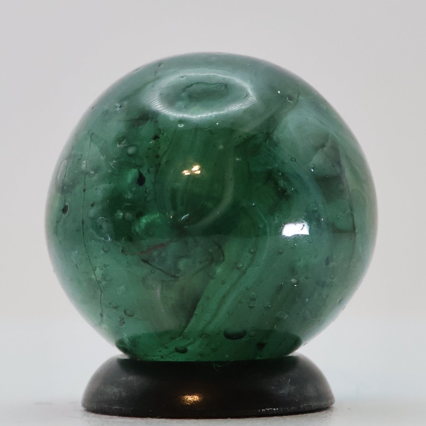 11/16" Off Round Wire Pull Marbles Green Blue Black SEEDY NM+