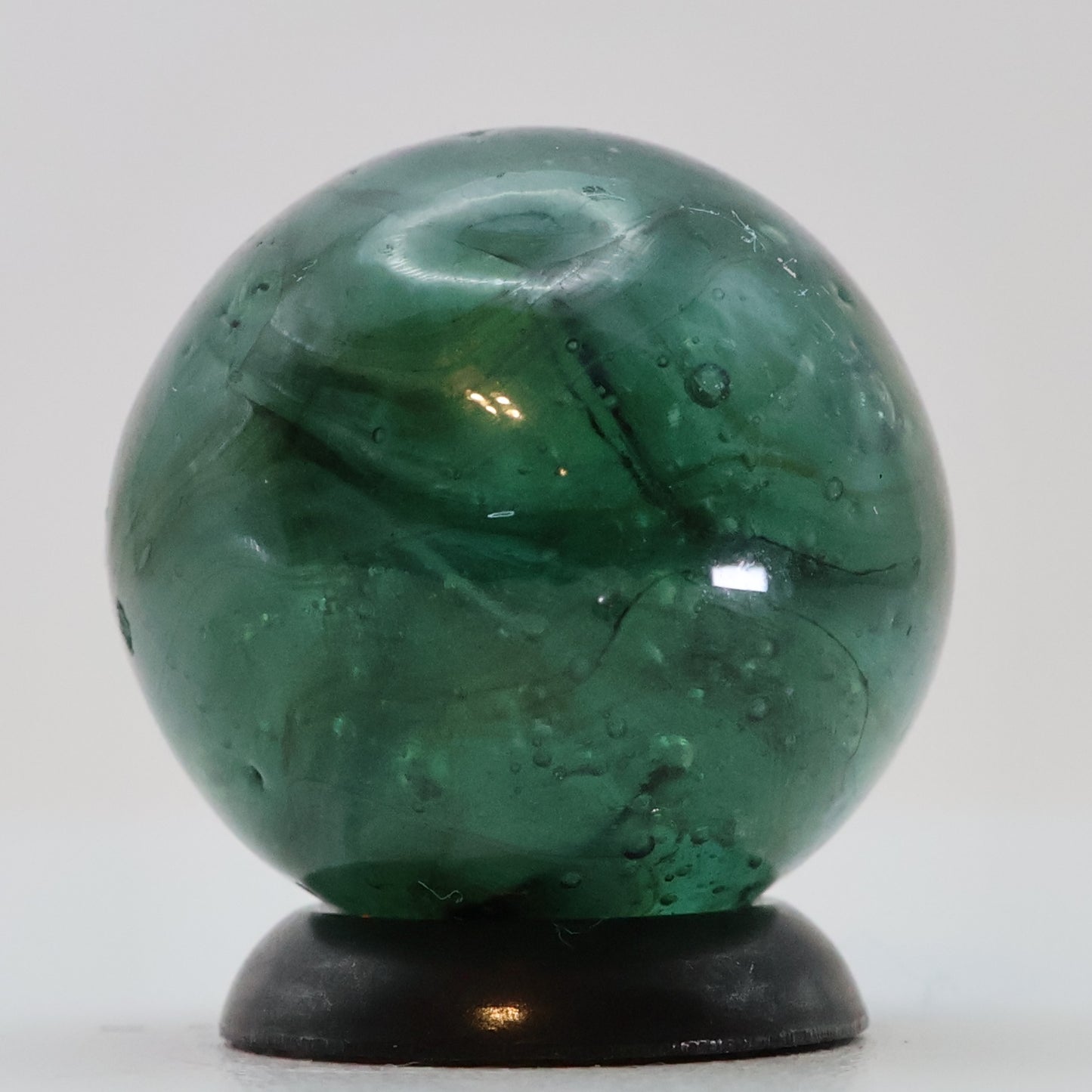 11/16" Off Round Wire Pull Marbles Green Blue Black SEEDY NM+