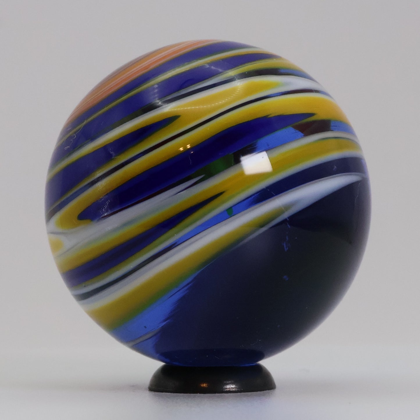 1 5/16" (33mm) Contemporary Handmade Marble Signed 2013 MINT