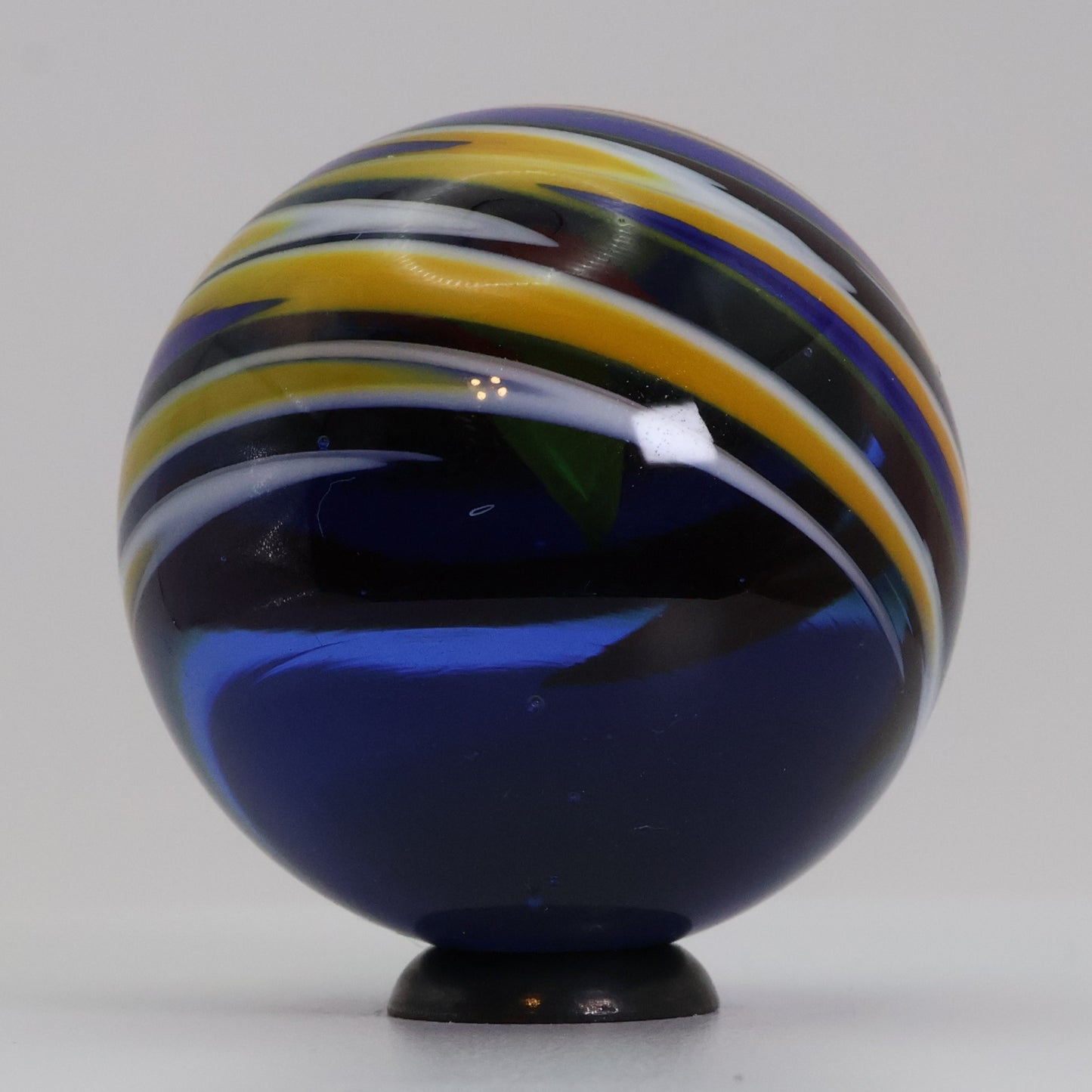 1 5/16" (33mm) Contemporary Handmade Marble Signed 2013 MINT