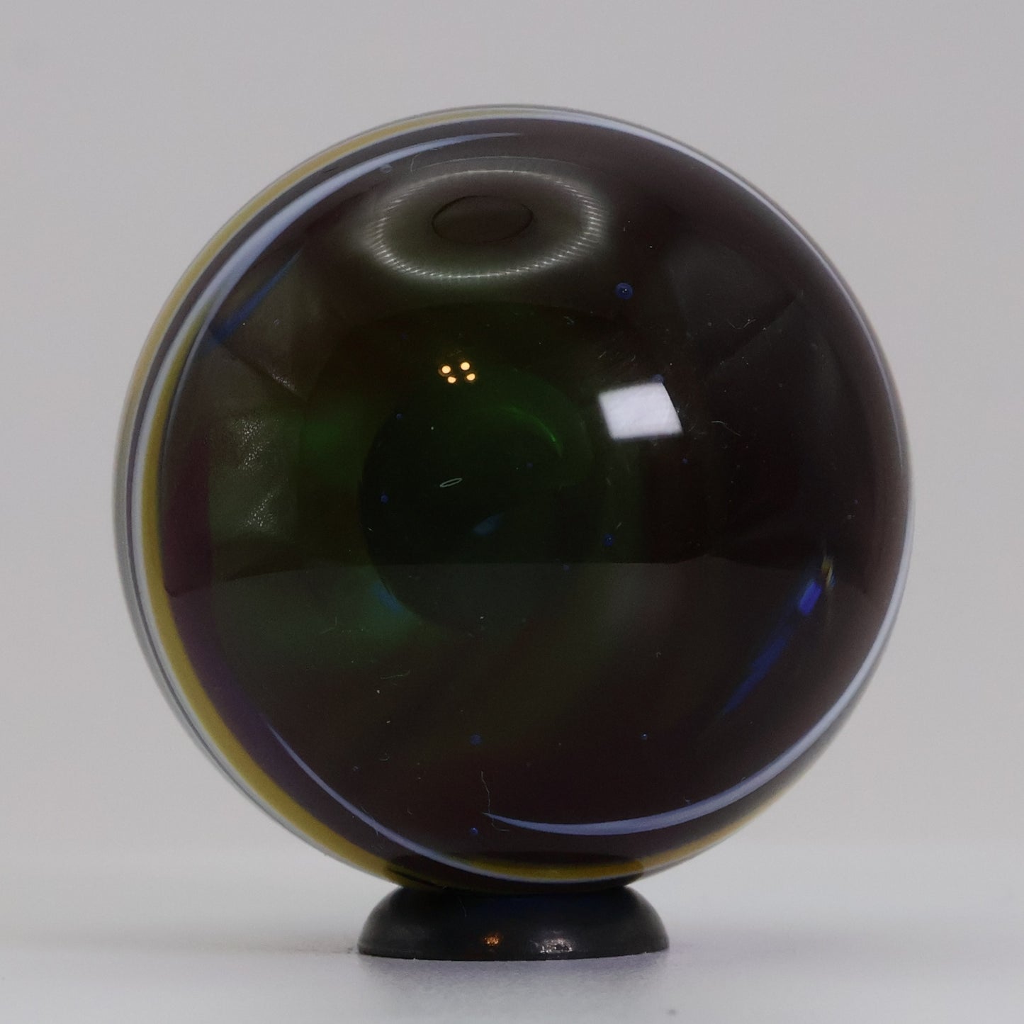 1 5/16" (33mm) Contemporary Handmade Marble Signed 2013 MINT