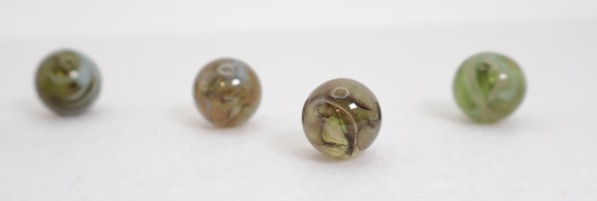 5pk 5/8" Translucent Swirl Marbles NM-M