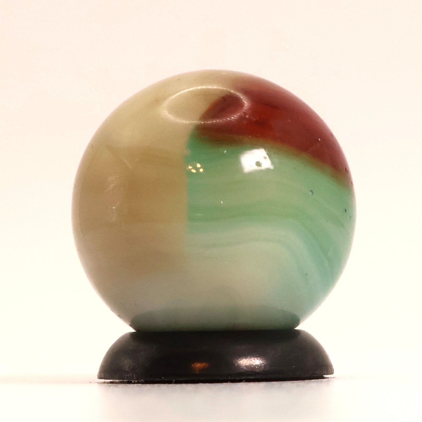 5/8" Blended Vitro Agate Aquamarine Marble NM+