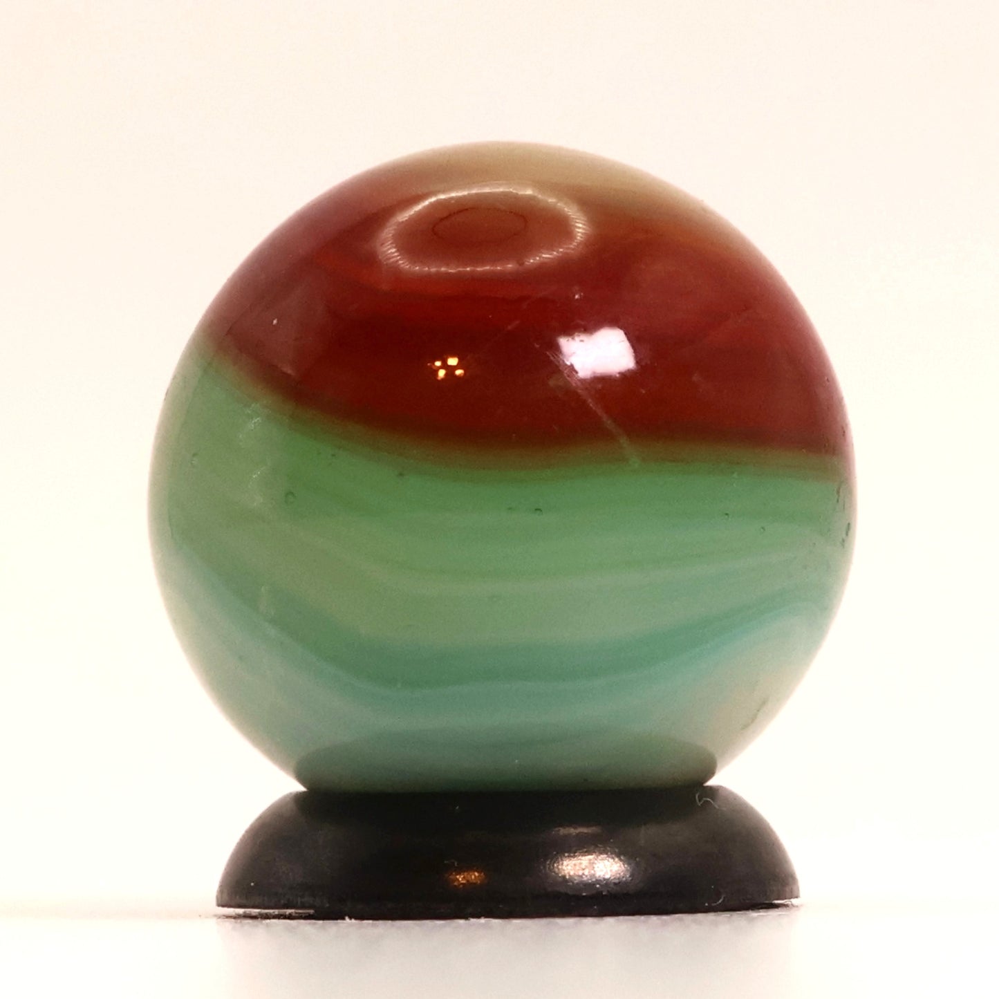 5/8" Blended Vitro Agate Aquamarine Marble NM+