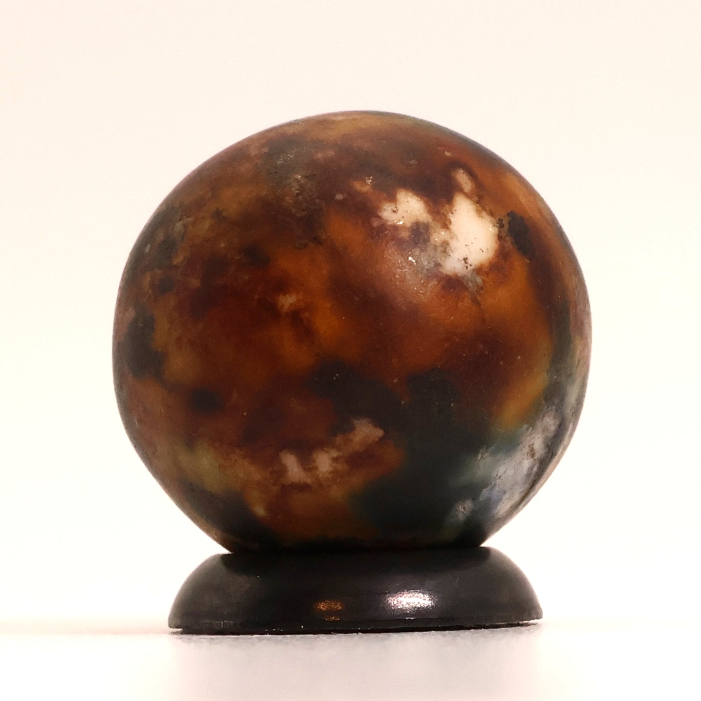5/8" Fancy Bennington Marble Blue Green Brown MINT