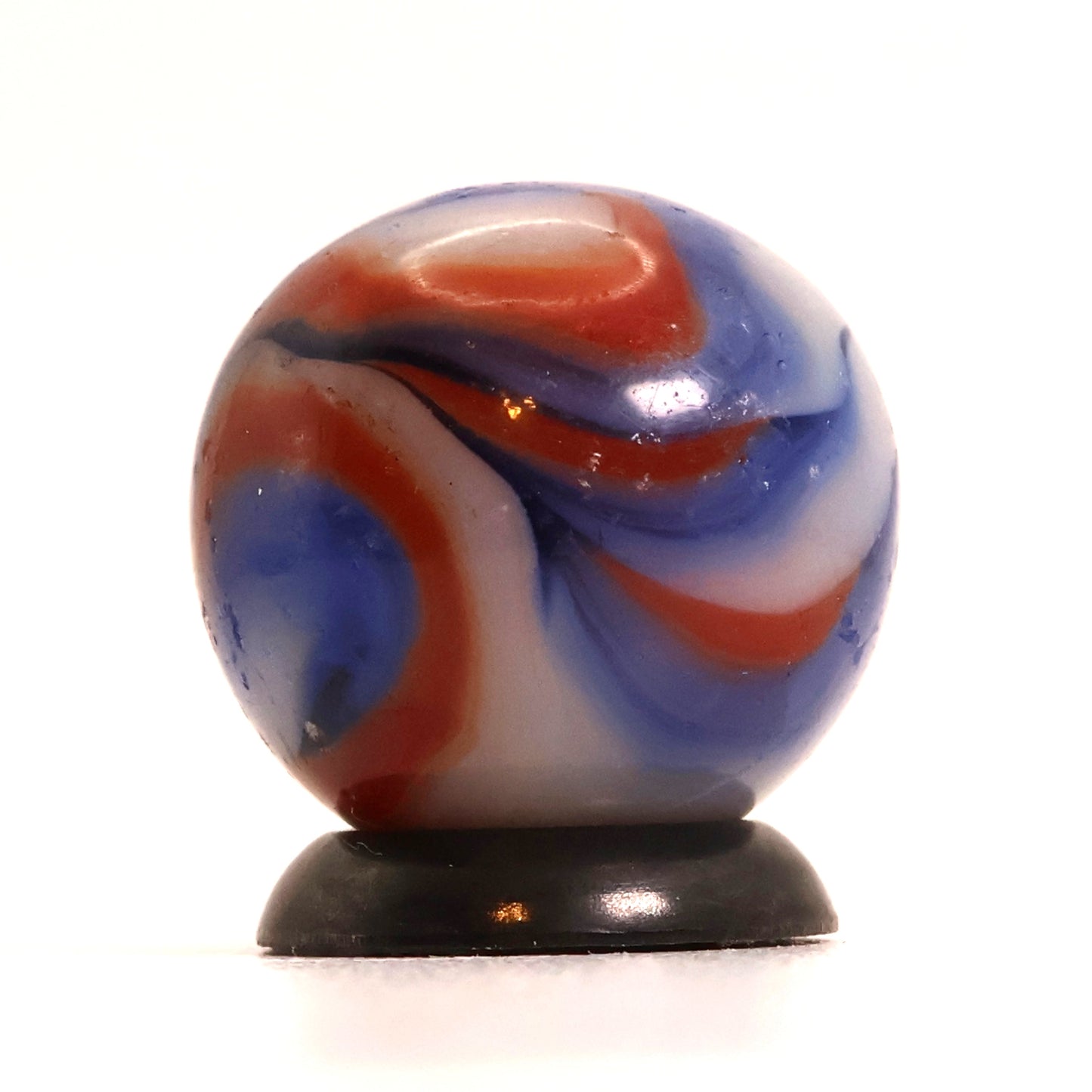 5/8" Swirl Marble Red White & Blue Champion? NM-