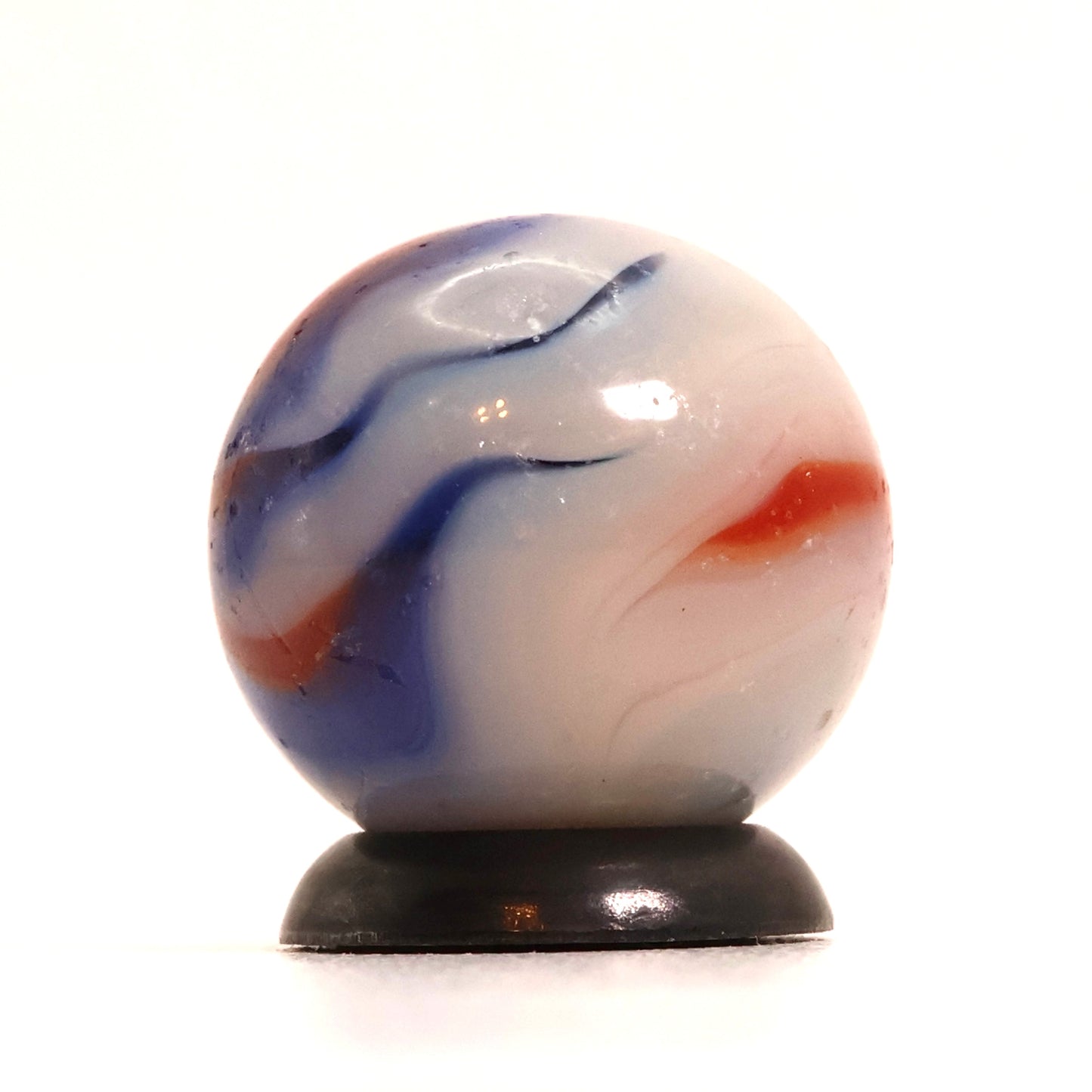5/8" Swirl Marble Red White & Blue Champion? NM-