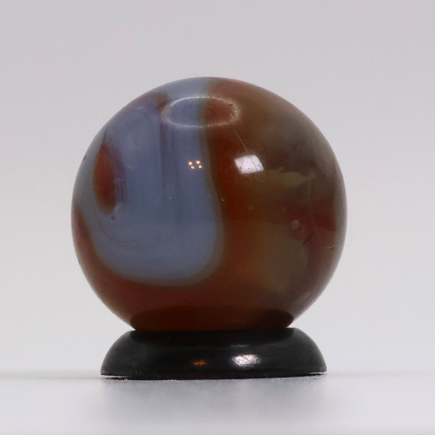 5/8" Alley Agate St Mary's Ghost Marble NM-